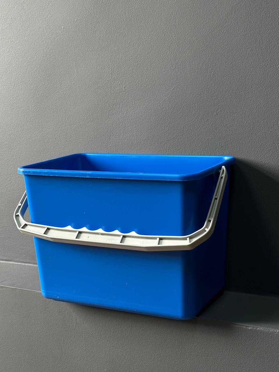 Відро прямокутне пластмасове 6л синє, Ecolab